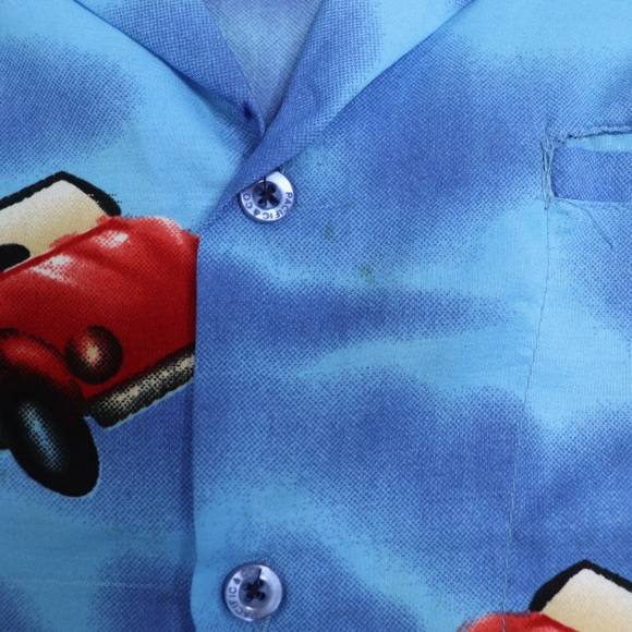 Pacific Co. Summer Casual Hawaiian Men’s XL Volkswagen Bug Button Up Shirt - Picture 4 of 10